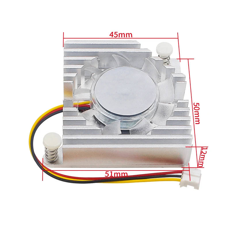 Raspberry Pi Cooler Banana Pi BPI-R4 Cooling Fan Aluminum Alloy Heatsink Radiator Active Passive Cooler For BPI-R4 Board