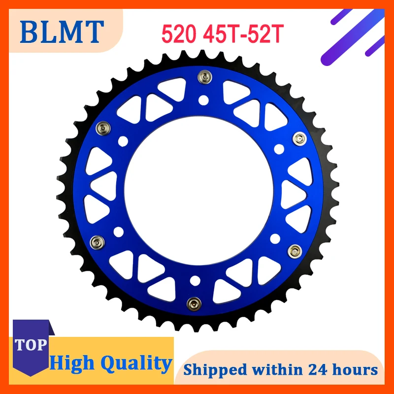 

Motorcycle 520 45T 46T 47T 48T 49T 51T 52T Rear Sprocket Chain Wheel For GPX TSE 250R 250 R 2019