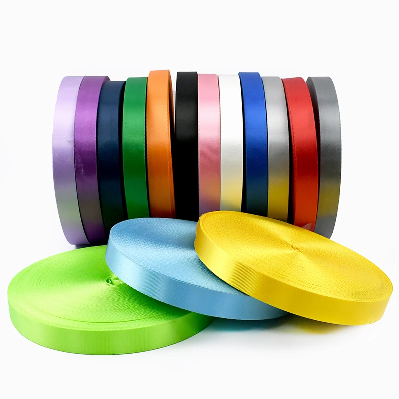 Versatile Nylon Ribbon Webbing for Crafting and Decoration - 45 Meters