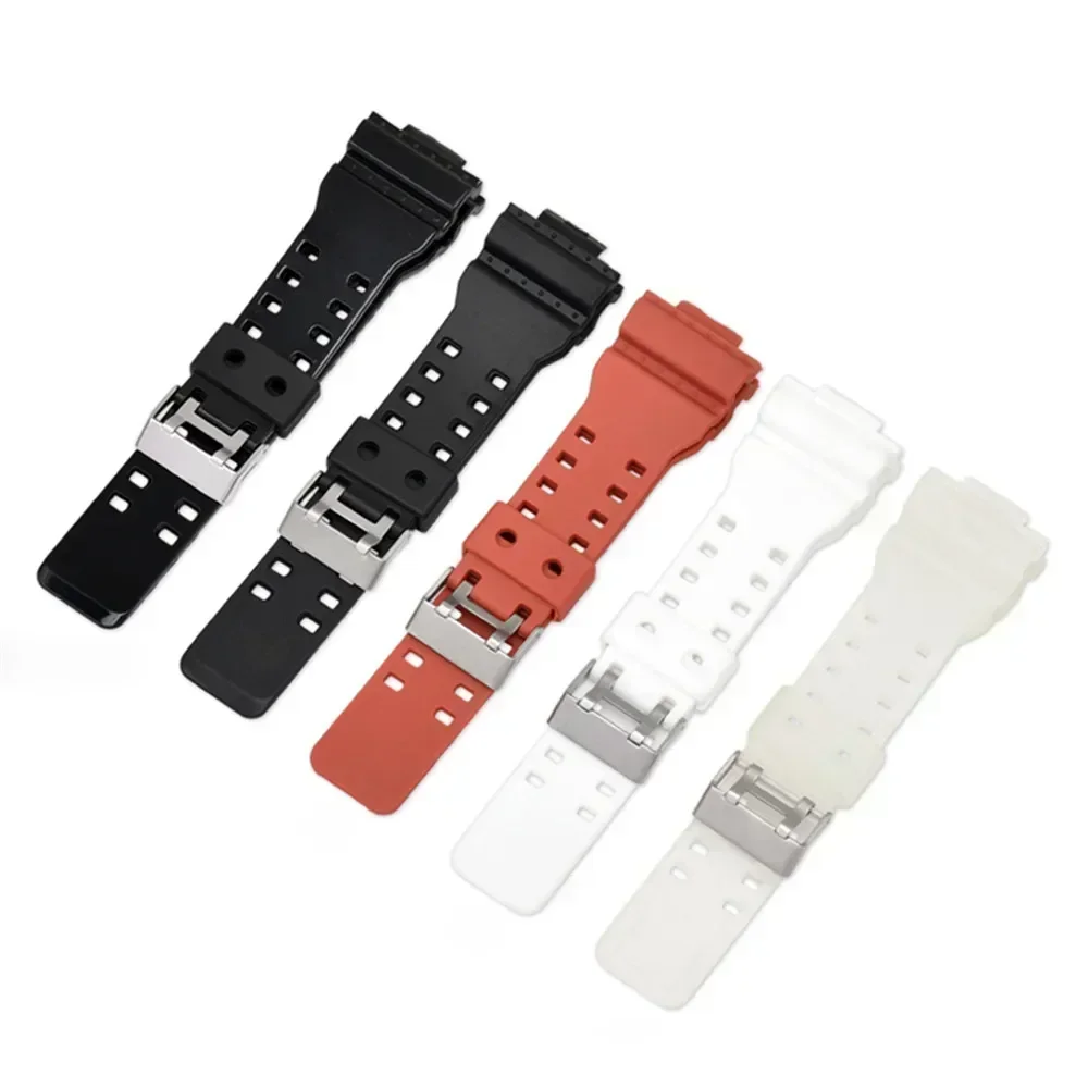 Enhanced Silicone Resin Watch Strap, 16mm, Compatible with Popular G-Shock Series