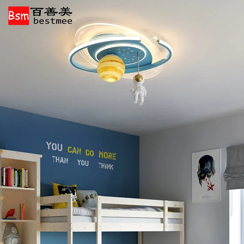 

Nordic Children'S Room Ceiling Lamp Cartoon Globe Boys And Girls Study Bedroom Early Education Kindergarten Creative Lamps