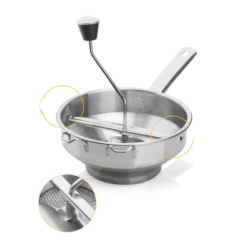 

Измельчитель из нержавеющей стали ручная мешалка для пюре картофеля рисоварки хлопьев