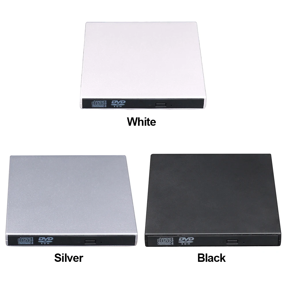 휴대용 CD DVD 버너, USB 2.0 CD 리더 리라이터, 윈도우 맥 OS 디스크 복사기 드라이브와 호환, 노트북 맥 프로 맥북용