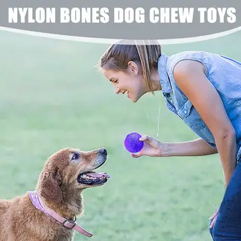 Interactive Dog Ball Toy Dog Jumping Activation Toys Flashing Elastic Chew Toy Light Up Moon Pattern Enrichment Pet Supplies To 4