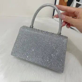 Borsa a tracolla Borsa da banchetto leggera con senso avanzato Borsa a tracolla elegante alla moda Borsa da sera da donna di lusso per ragazze