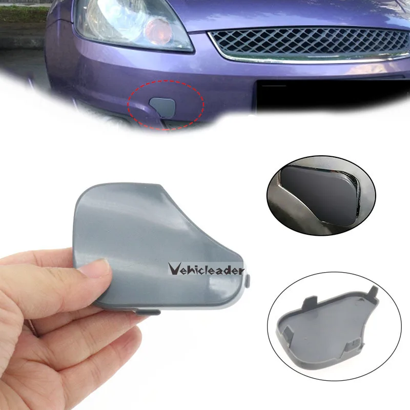 Car Front Bumper Tow Hook Cover For Ford Fiesta MK6 2005 2006 2007 2008