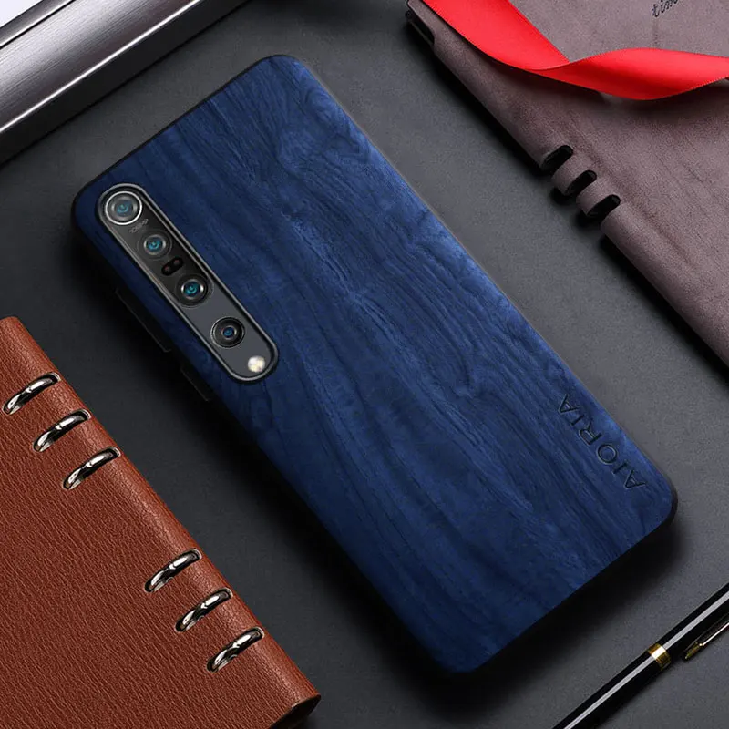 Bamboo Wood Pattern Leather Phone Case Cover