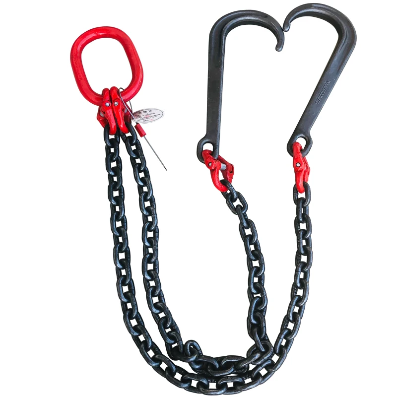Trailer Double Chain Hook Wrecker Rescue Vehicle Parts Hook High Strength Bold