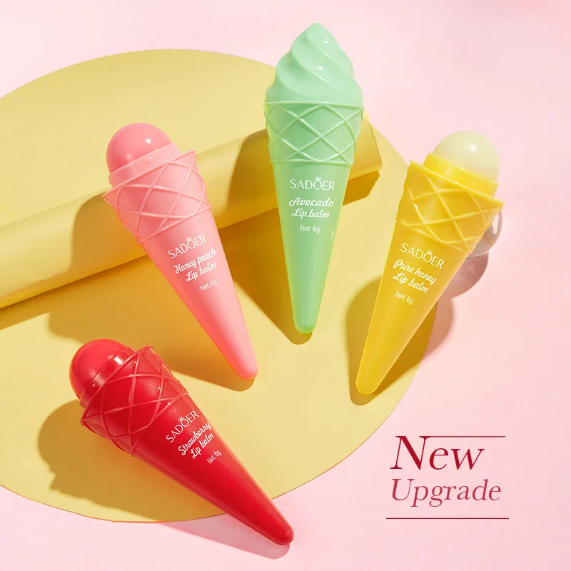 SADOER Moisturizing Lip Balm Plump Lips Anti Wrinkles Lipstick Lip Plumper Hydrating Repair Nourishing Lips Skin Care Products