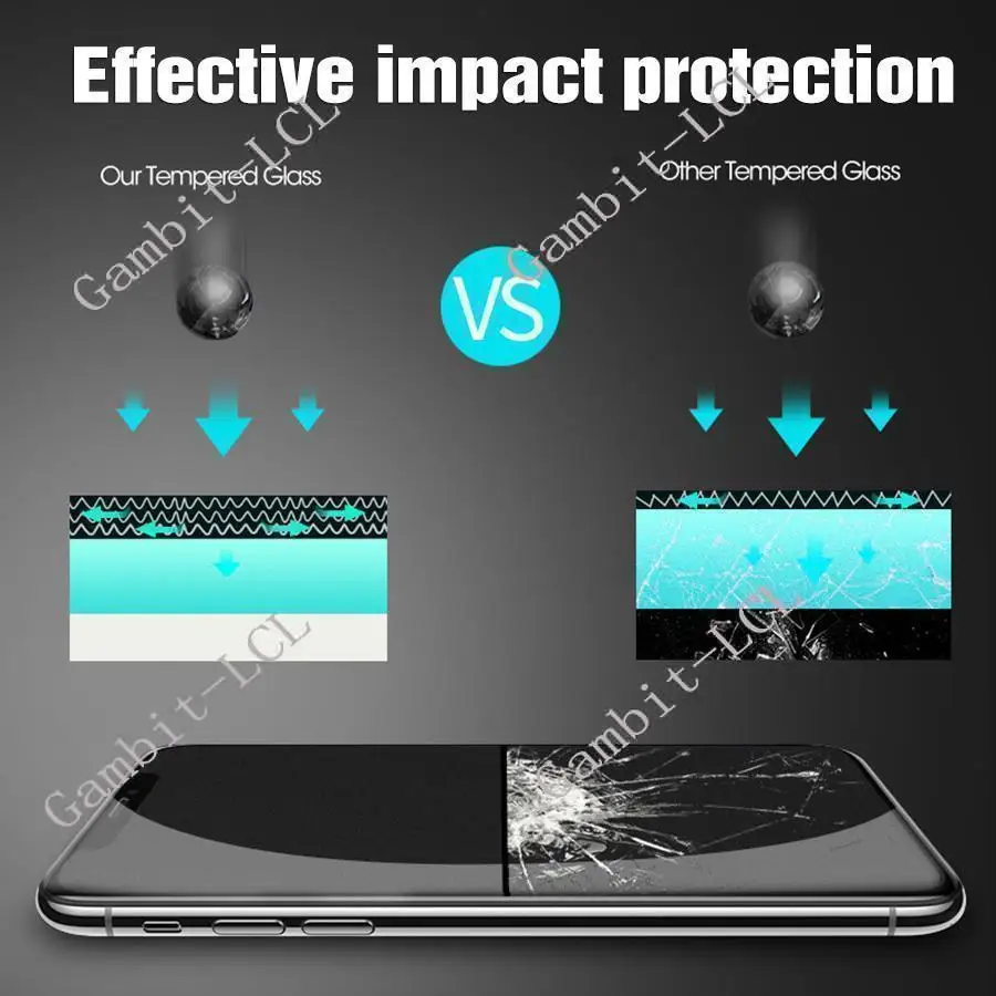 Film De Protection D'Écran En Verre Blindé Pour Samsung Galaxy S8 Plus, Dureté 9H, Résistant Aux