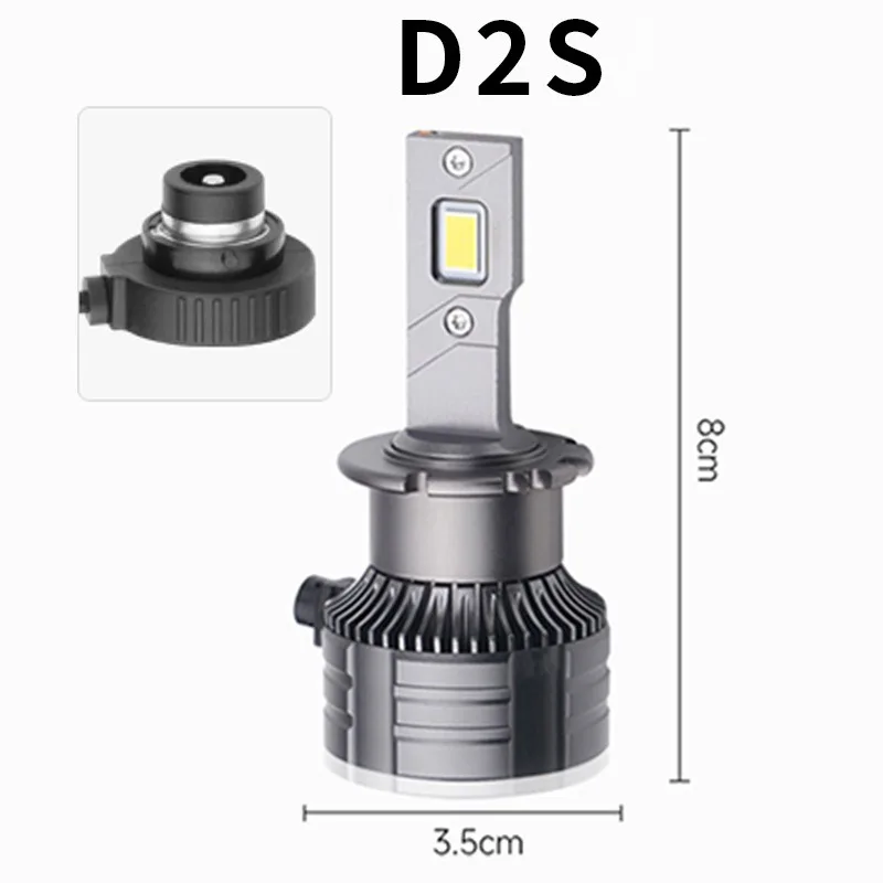 

Match Your OEM Xenon Headlights with These Premium Quality LED Car Headlight Bulbs – D1S D2S D3S D4S D5S D8S D2H 12V 35W 6000K