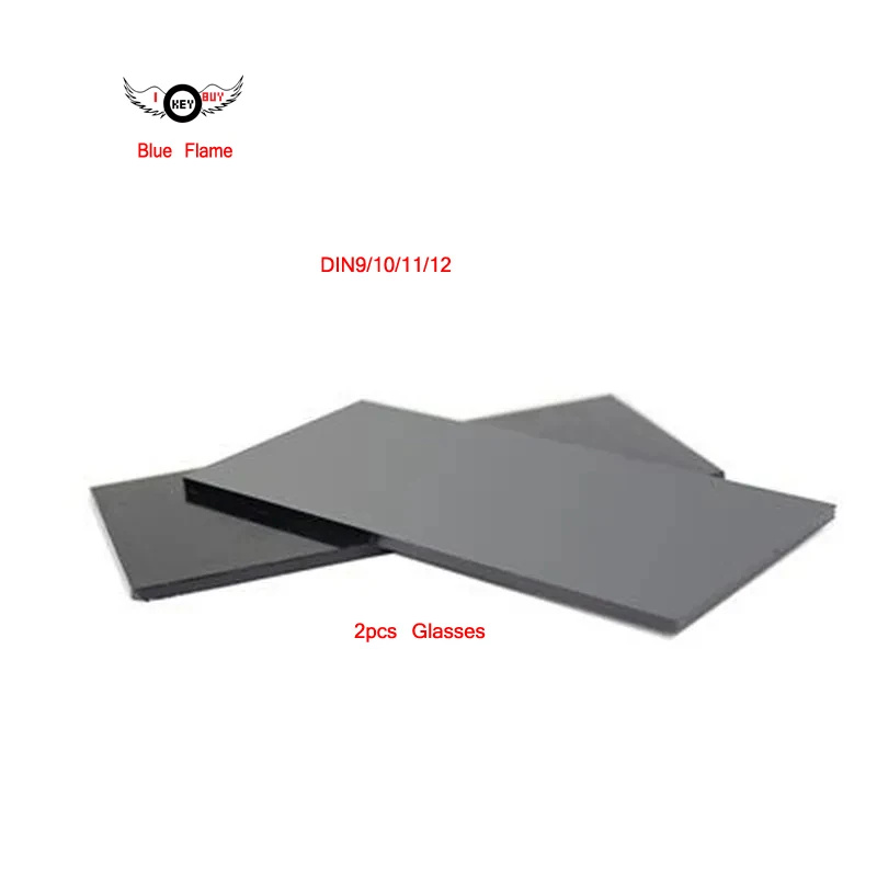 2pcs Glass Arc Welding Protection Filter 108x50mm DIN9 DIN10 DIN11 DIN12 welding glasses welding shield cover