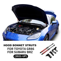 Hood Bonnet Struts For Subaru BRZ Toyota GR86 2021 2022 2023 2024 Front Modify Gas Springs Lift Support Shock Spring Damper Rod