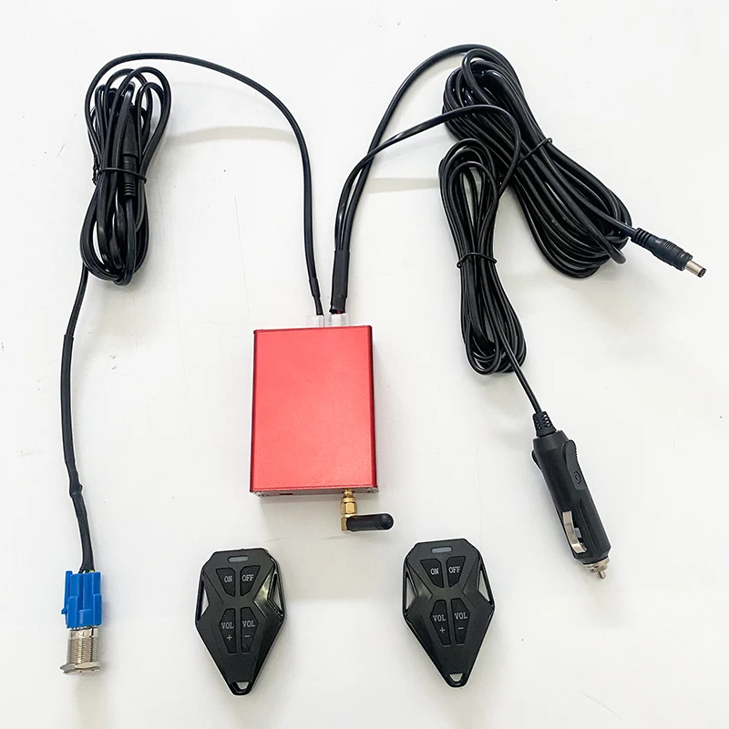 Car Exhaust Sound Valve System Clamp Pipe Connect Remote Controller Switch Button Adjustable Modification Kit Exhaust Sound Valve Kit