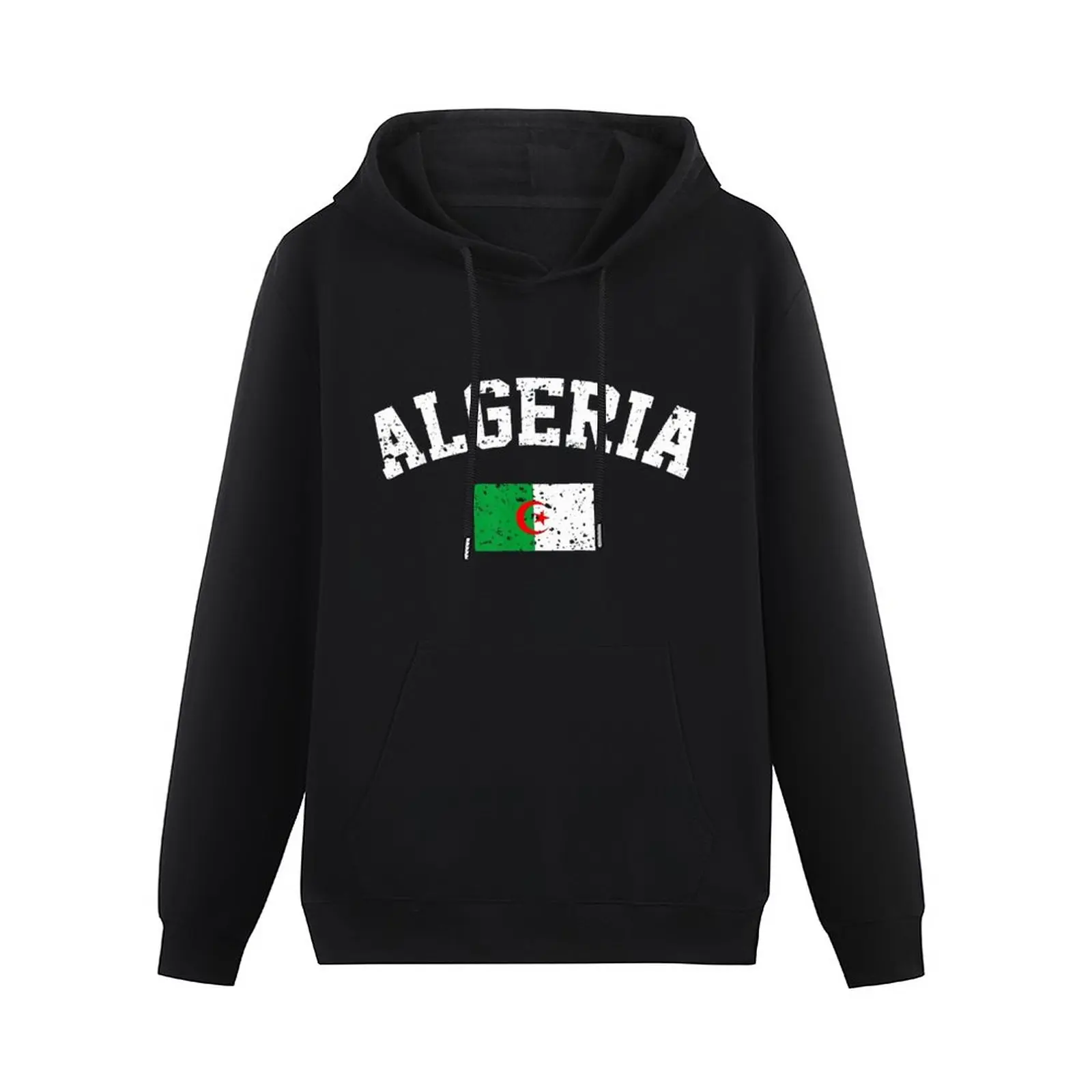 

Men Women Hoodies Algeria Flag Algerian Country Map Hoodie Pullover Hip Hop Hooded Sweatshirt Cotton Unisex