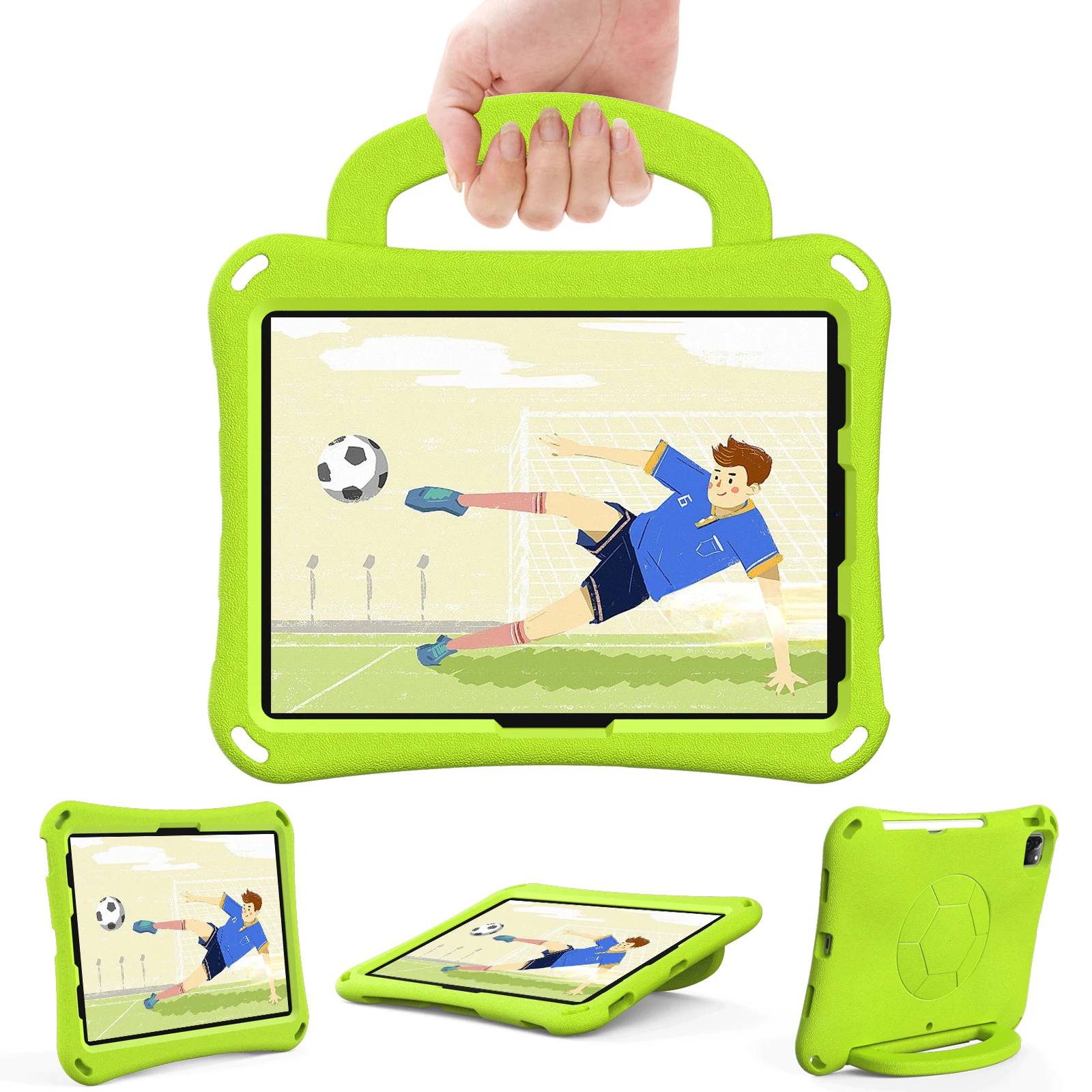 Lightweight and Shockproof Tablet Case with Handle