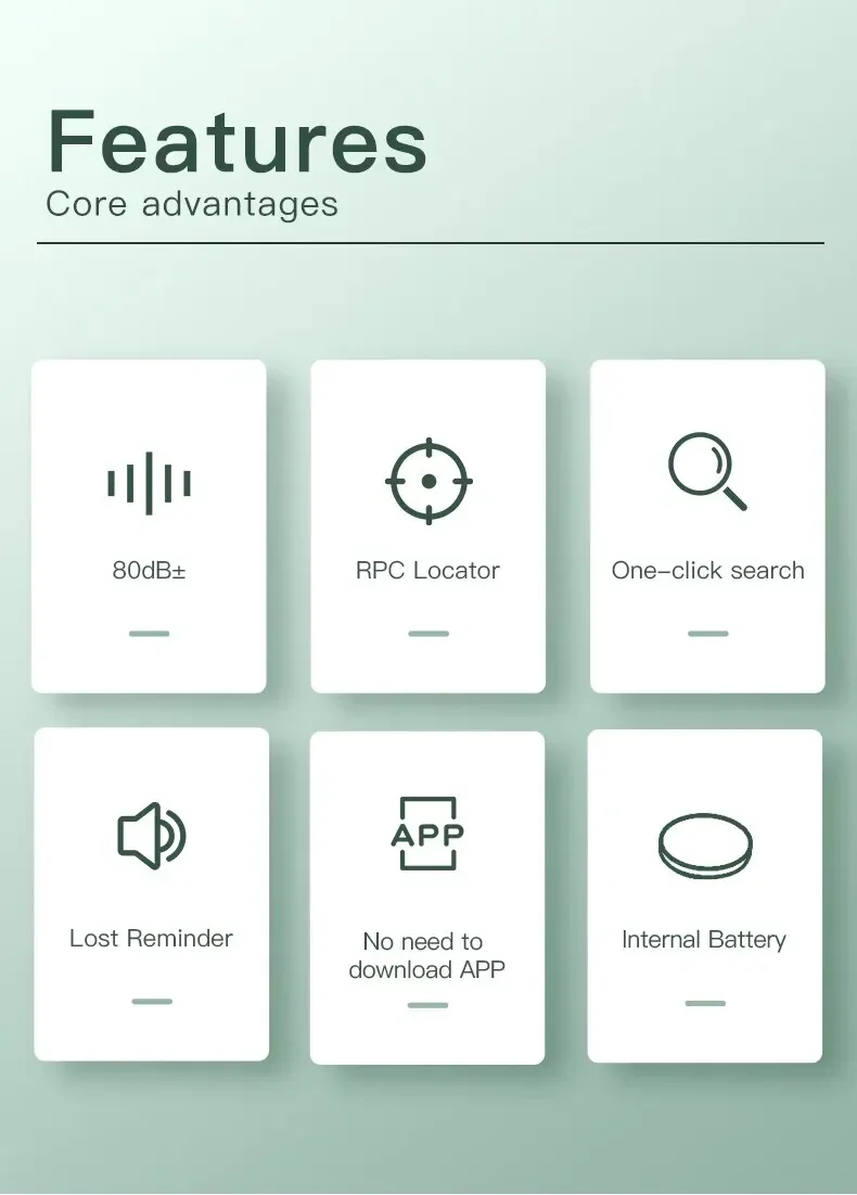 GPS Tracker Bluetooth MINI device for AirTag Apple tracking locator pet children elderly