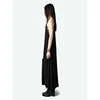 Zadig Solid Black Dress Women Casual Long Halter Dresses Ladies Elegant Slip Backless Robes Chic Lace Diamonds Jupes Female 3