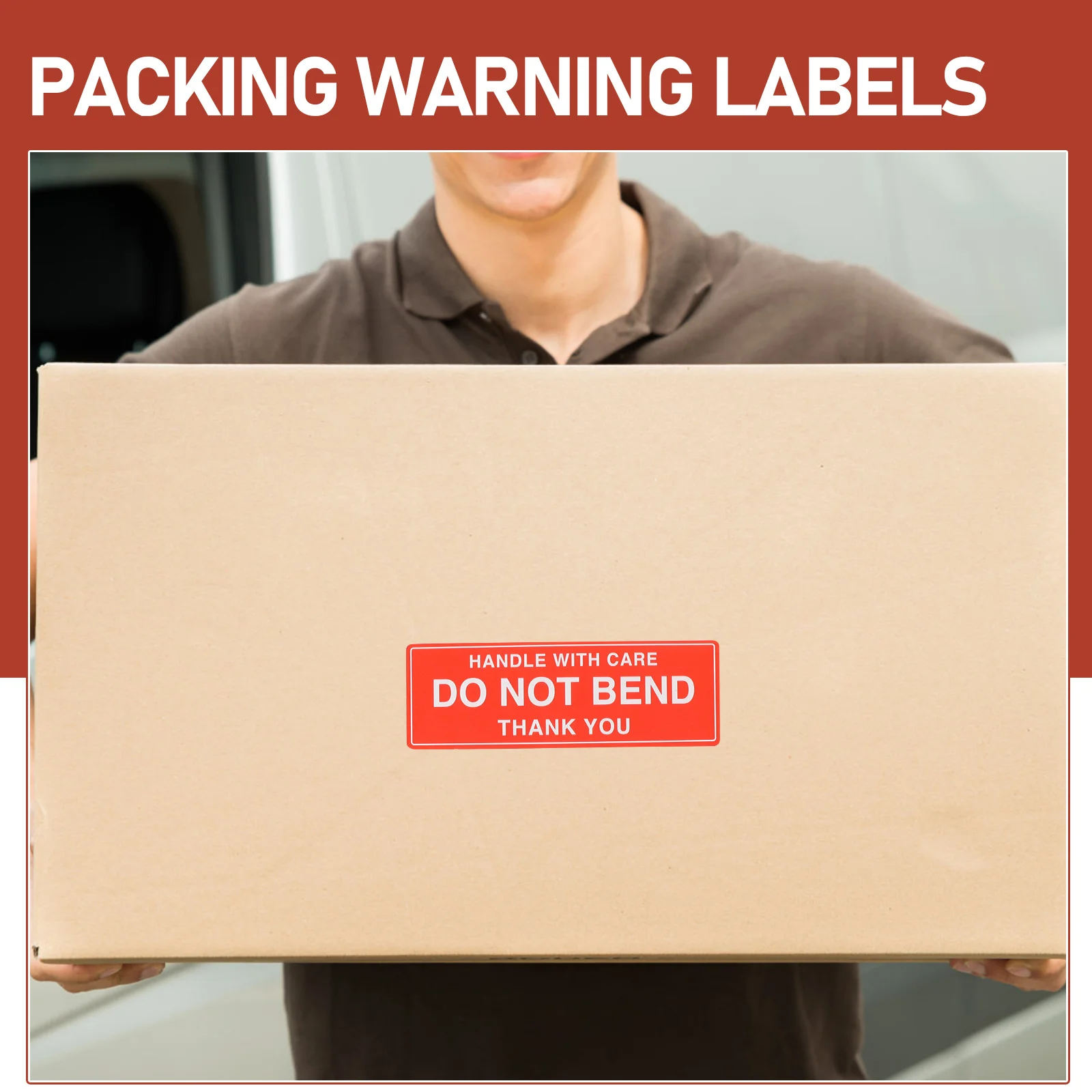 Do Not Bend The Label Shipping Packing Warning Stickers Self-adhesive ...