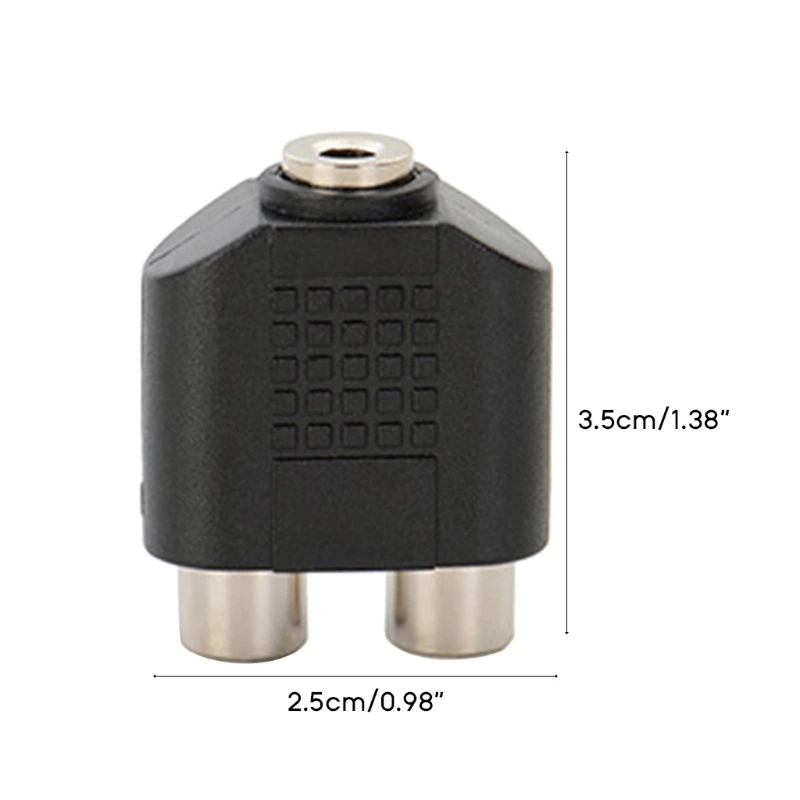 RCA Converter Aux 3.5 Female to 2RCA Female Adapter 2 Pcs, power adapter,usb hub adapter,bluetooth adapter,sata to usb adapter cable,ethernet adapter,displayport to hdmi adapter,usb adapter,usb adapter cable,dc power converter,sata to usb adapter