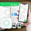 ZWN Portable Bluetooth Mini Printer Mobile Phone Photo Title Note Print Pocket Student Error Label Printer for Children's Gifts 2