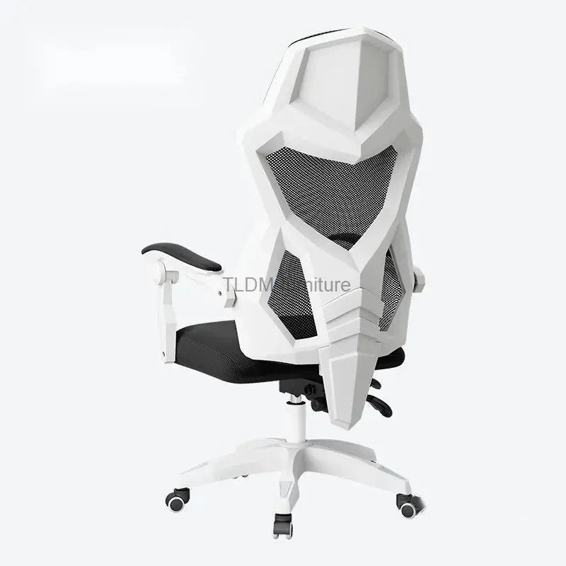Modern Sedentary Back Office Chairs simple Office Furniture Lift Computer Chair Home Gaming Chair Comfortable lift Swivel Chair the combination of office tables and chairs is simple and modern for four people