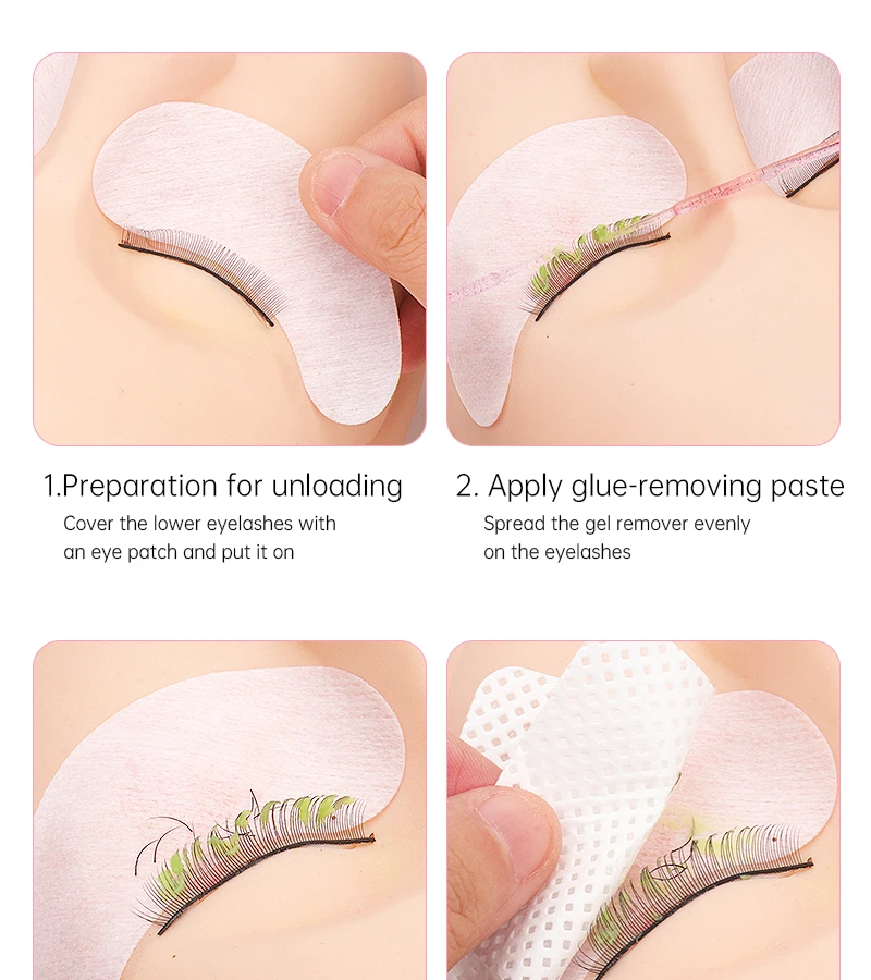 Description Picture 6 of itemFast Cleaning Lash Glue Cream Remover Non Irritating Grafting Eyelash Extension Adhesive Gel Remover for Makeup Tools 10g