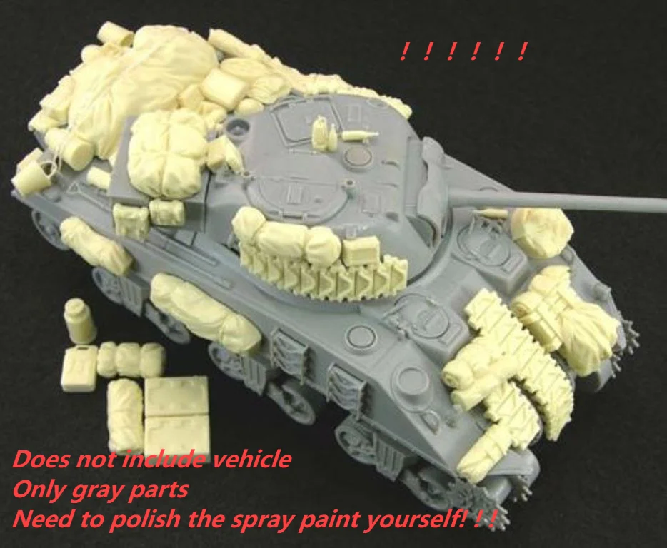 

1:35 Scale Resin Die-casting Of Armored Vehicle Parts Modification Does Not Include The Unpainted Model Of The Car
