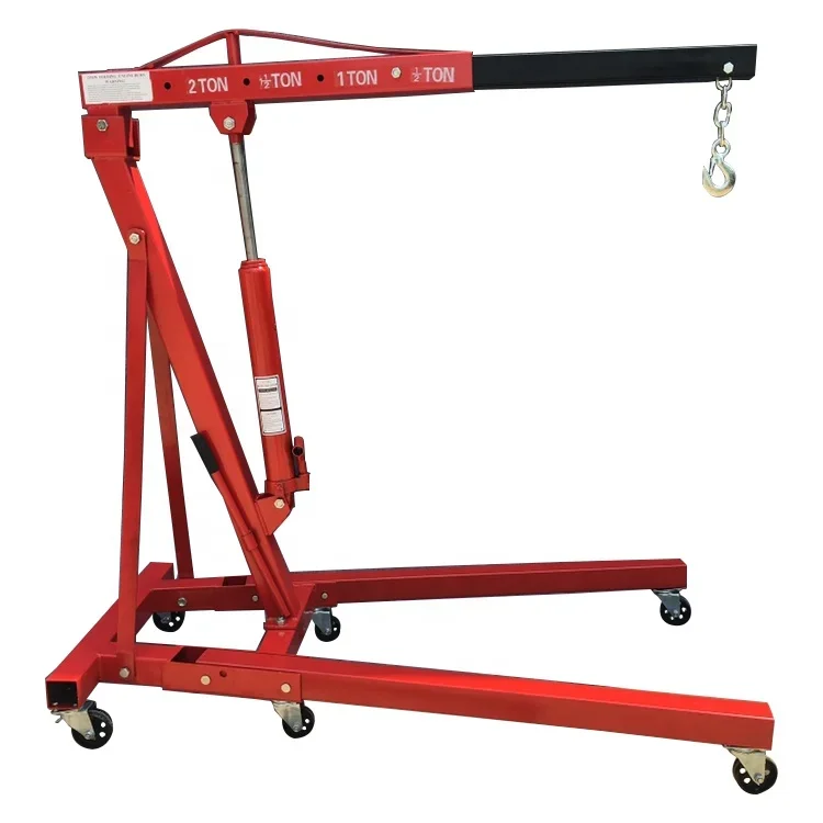 2T Hydraulic Engine Shop Crane New Hot Selling