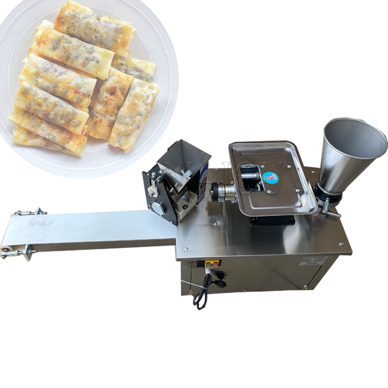 

Commercial Automatic Spring roll empanada Samosa making machine Automatic samosa maker 4800pcs/h Stainless steel Dumpling wrappe
