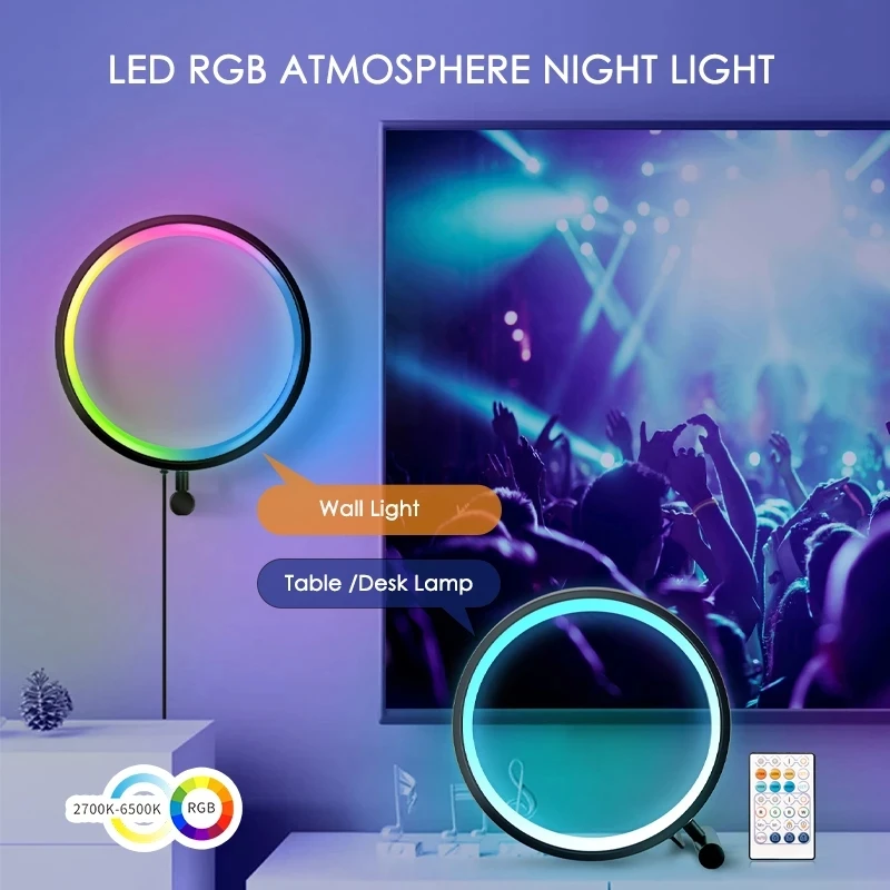 

Smart LED Night Light RGBCW Fantasy Desktop Atmosphere Lamp Desktop Decoration Desktop Atmosphere Light ESports Desktop Ornament