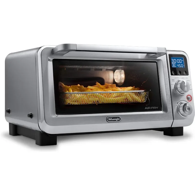 Air Fry Oven, Premium 9-in-1 Digital Air Fry Convection Toaster Oven, Grills, Broils, Bakes, Roasts, Keep Warm, Reheats