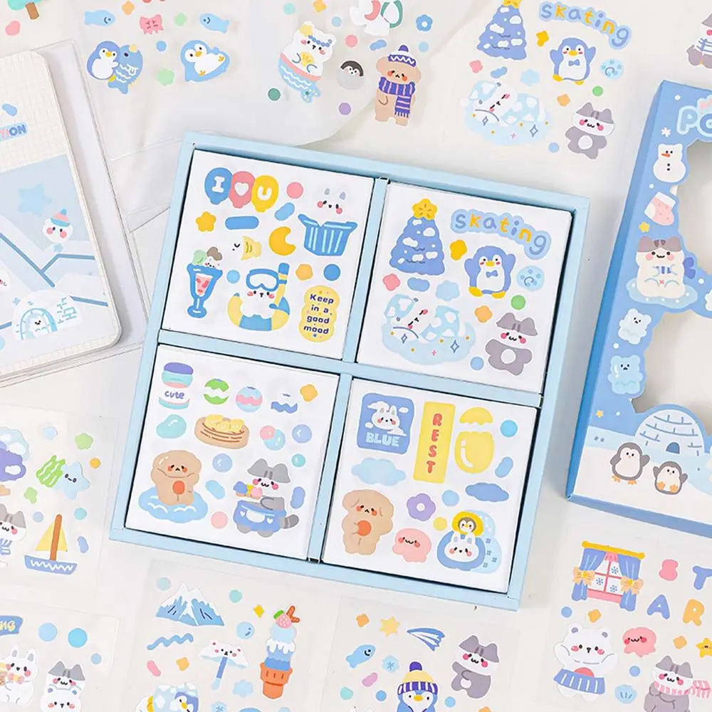 

Scrapbooking Scrapbooking PET Daily Planner Magazine Decorative Sticker Boxed Sticker Adhesive Decals Watercolor Stickers