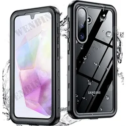 Ultra - Durable Waterproof Case with MagSafe - Full Body Protective Cover for Samsung A36 (Black)