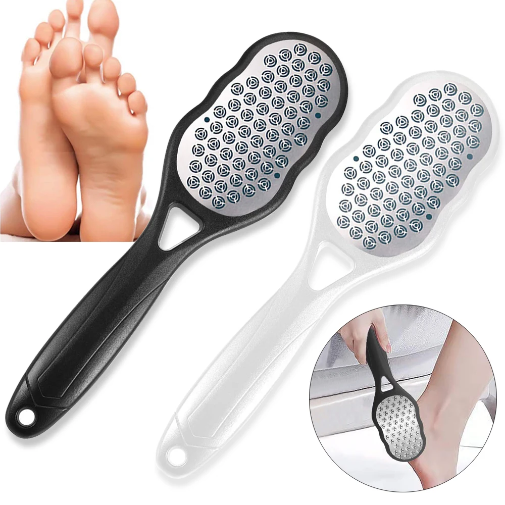 Foot File Callus Remover for Feet, Heel Scraper & in Shower Foot Scrubber  Dead Skin Remover, Pedicure Foot Buffer for Soft Feet, Purple 