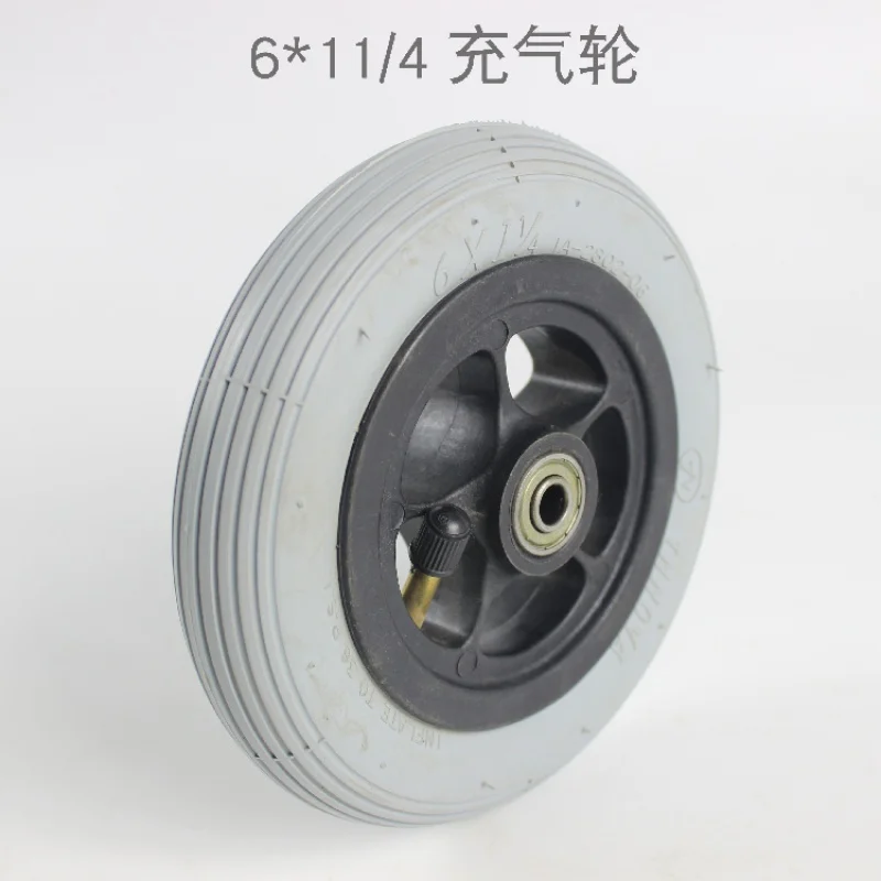 Wheelchair-6-1-1-4-Inch-Inflatable-Front-Wheel-6Inch-Front-Wheel-Butyl ...