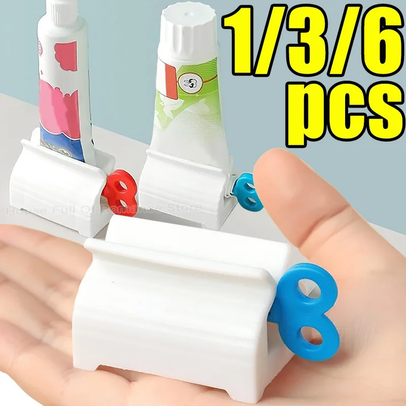 Tube Hand Cream Facial Cleanser Dispenser Holder Squeezer Toothpaste Squeezers Holder Portable Manual Squeeze Tools Household