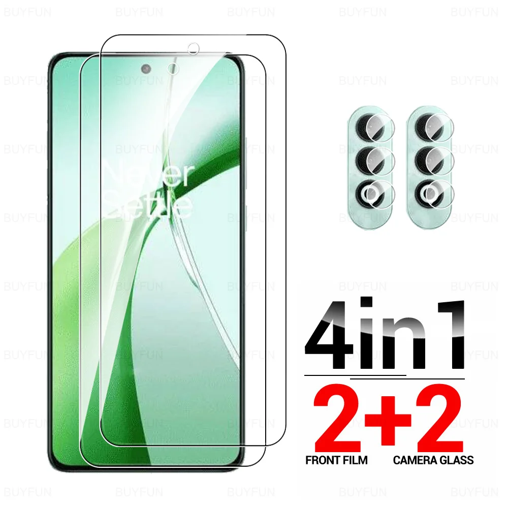 

For OnePlus Nord CE4 Glass 4in1 Camera Tempered Glass One Plus NordCE4 NordCE 4 CE 4 5G 2024 6.74inch Lens Screen Protector Film