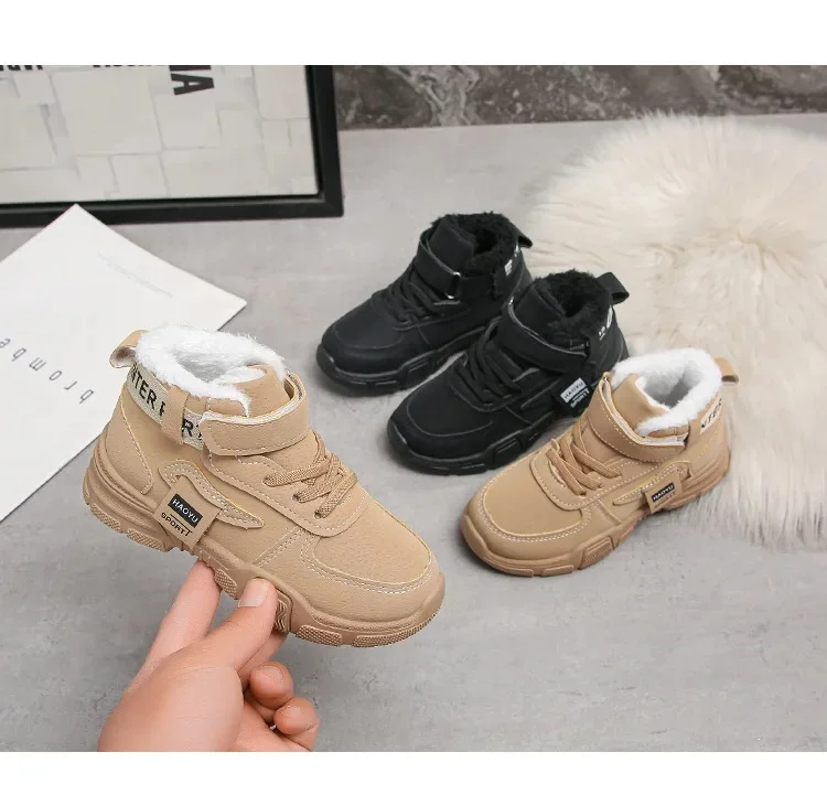 Children Winter Boots – Waterproof Kids Snow Boots With Plush Lining & Rubber Sole