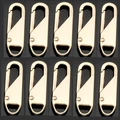 Oval Gold  10PCS