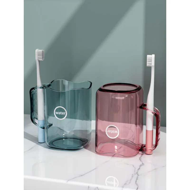

Home Wash Cup with Built-in Toothbrush Slot Bathroom Cup Bathroom Cup Storage