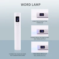 1Pcs Portable Rechargeable UV Nail Lamp Dryer Machine USB Quick Drying UV LED Profession Nail Curing Light for Gel Nail Polish 2