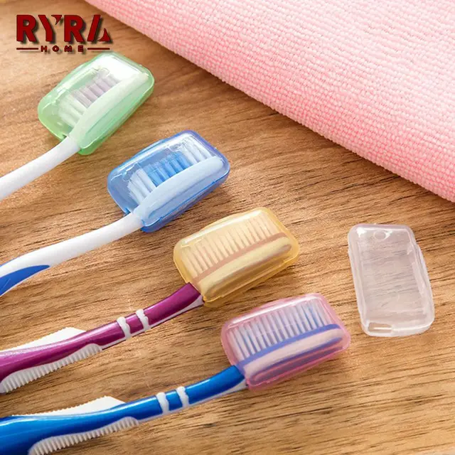 1Set/5 db Kiváló Minőségű Új, Hordozható Utazási Fogfedél Fedőlapok Védő Sapkák Egészségügyi Csírakó Otthoni Dekoráció