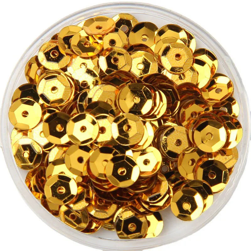 3mm 4mm 5mm 6mm 8mm 10mm Sequins Concave Round Loose Sequins Crafts Sequins  Sewing Clothes Decoration DIY Accessories Sequins