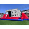 Giant Inflatable Soccer Field Football Pitch Sport Bumper Ball Inflatable Soccer Paintball Area Playground For Shooting Game 4
