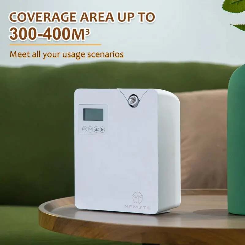 NAMSTE 아로마 오일 디퓨저 벽 마운트 HVAC 향기 기계 디퓨저, 스마트 앱 제어, 호텔 가정용 전기 향기 장치