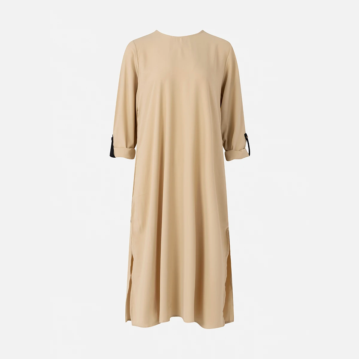Women's Dress Casual Straight Long Sleeve Loose Top Shirts Muslim Islamic Fashion Blouse Dubai Turkey Tunic Abaya Jilbab S-5XL