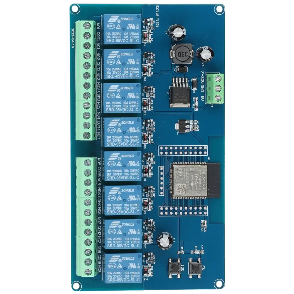 ESP32 ESP32-WROOM 개발 보드 1/2/8 채널 보조 개발 보드 DC 5-30/60V ESP32 WIFI BT BLE 릴레이 모듈
