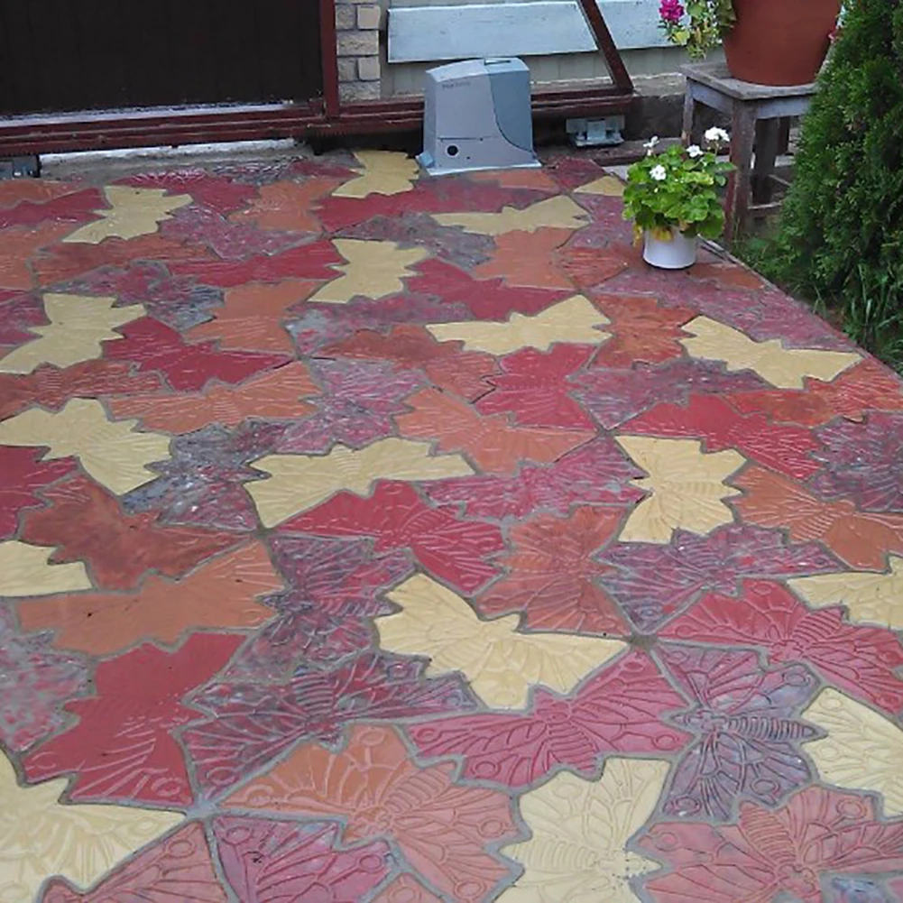 DIY Walk Pavement Mold Concrete Mould Manually Paving Cement Brick Path Maker Road Concrete Molds for Garden Decoration