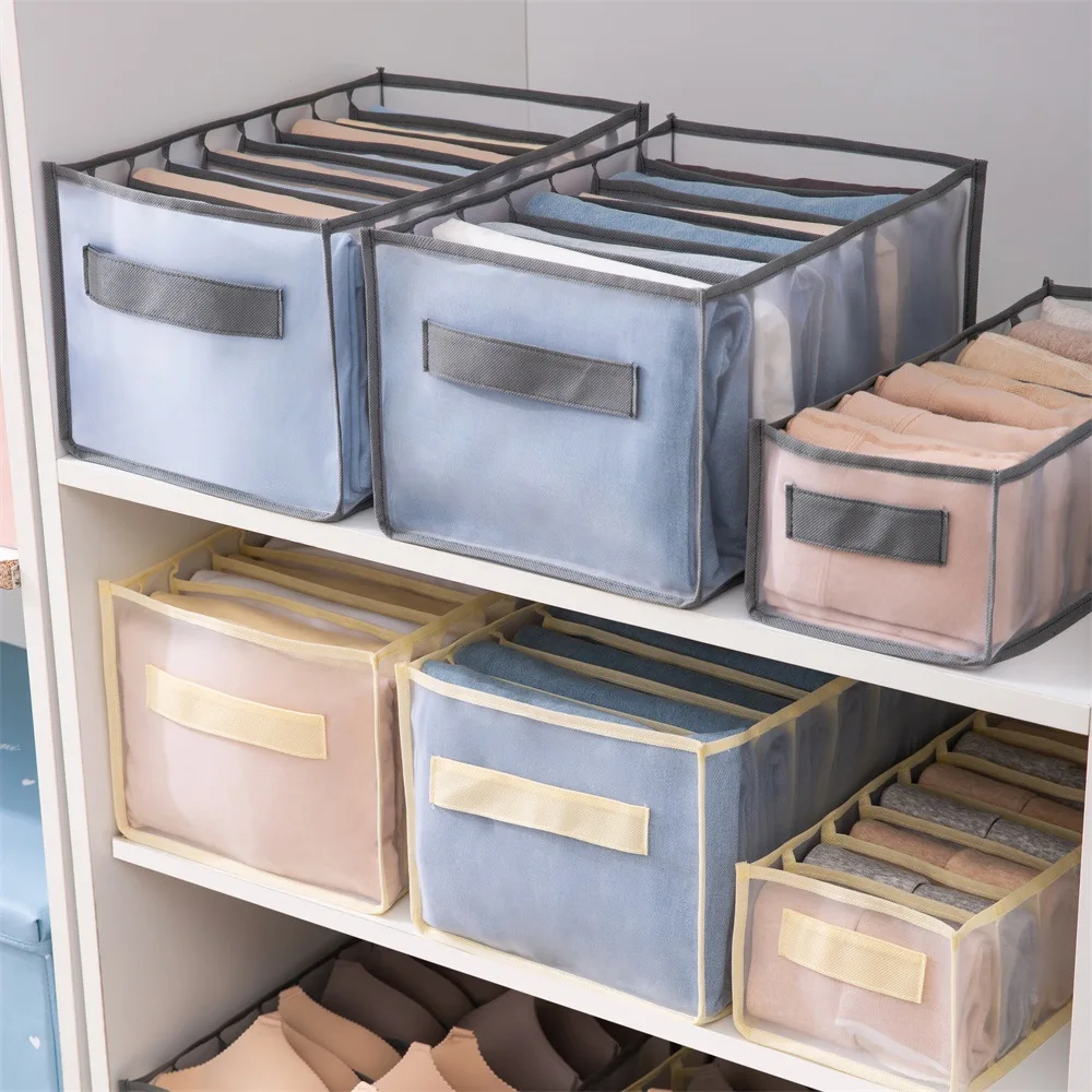 

Mesh Storage Underwear Storage and Organization Box Wardrobe Drawers Layered Organization Bag Hand Socks Compartment Bag